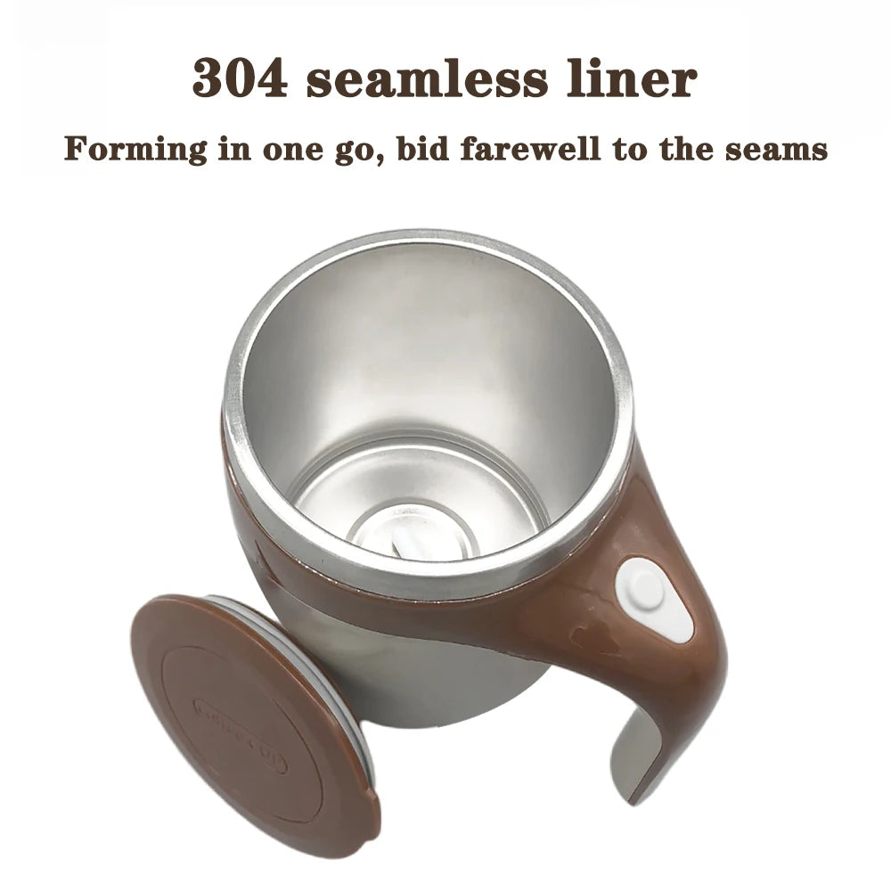 Self-Stirring Magnetic Coffee Cup – Effortless Mixing for Lazy Mornings