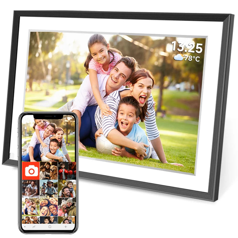 Smart WiFi Photo Frame โ 32GB HD Memories, Anytime