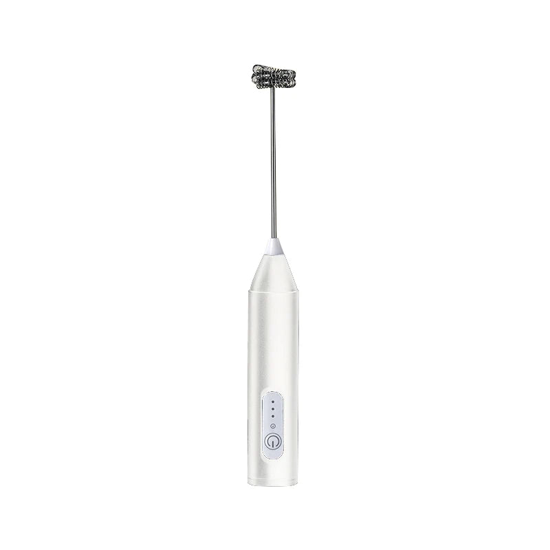 Wireless Electric Milk Frother USB Handheld Whisk for Coffee & Cappuccino