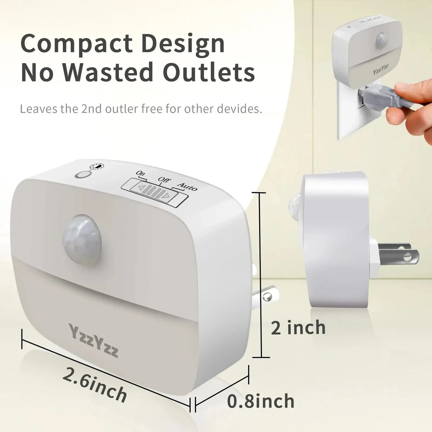 Smart Motion Sensor Night Light – Gentle Illumination for Every Step