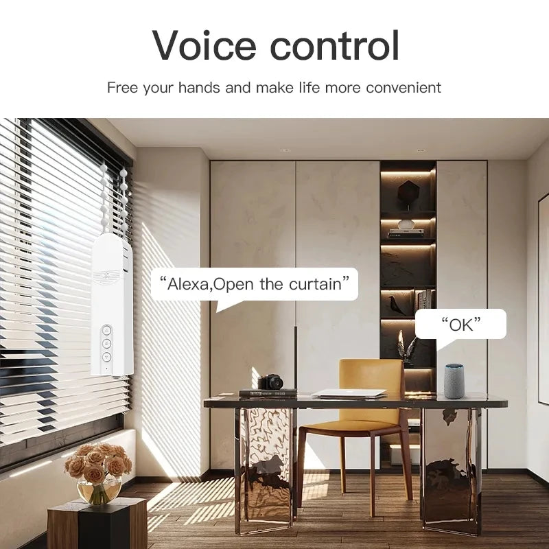 Smart WiFi Curtain Motor – Effortless Luxury with App-Controlled Opening & Closing