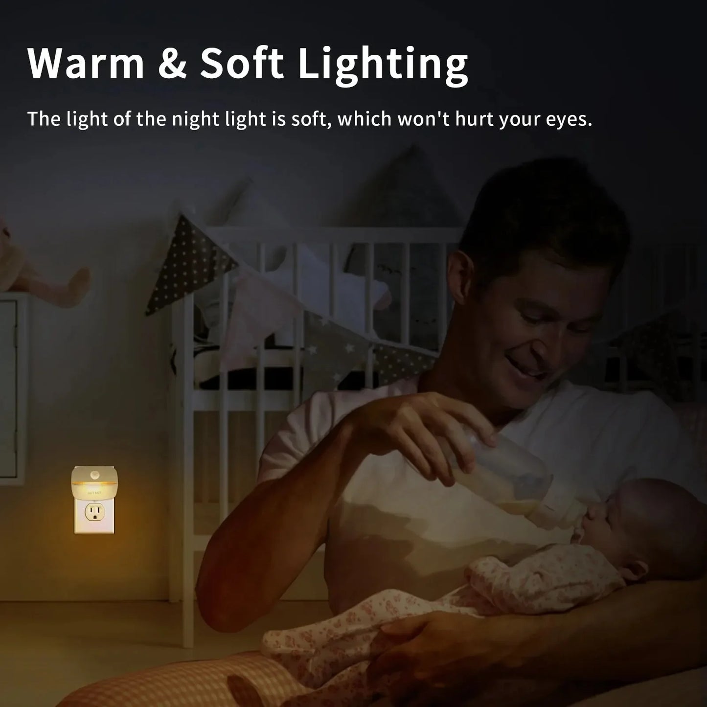 Smart Motion Sensor Night Light – Gentle Illumination for Every Step
