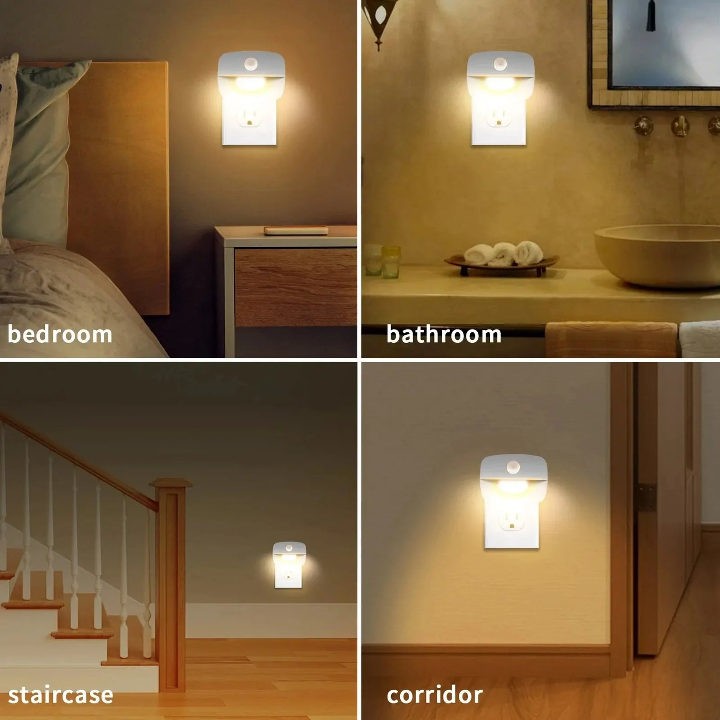 Smart Motion Sensor Night Light – Gentle Illumination for Every Step