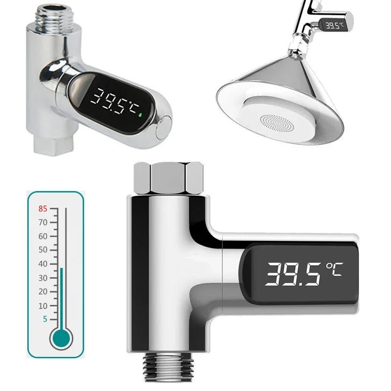 Smart LED Shower Thermometer – Precision & Safety for Every Bath