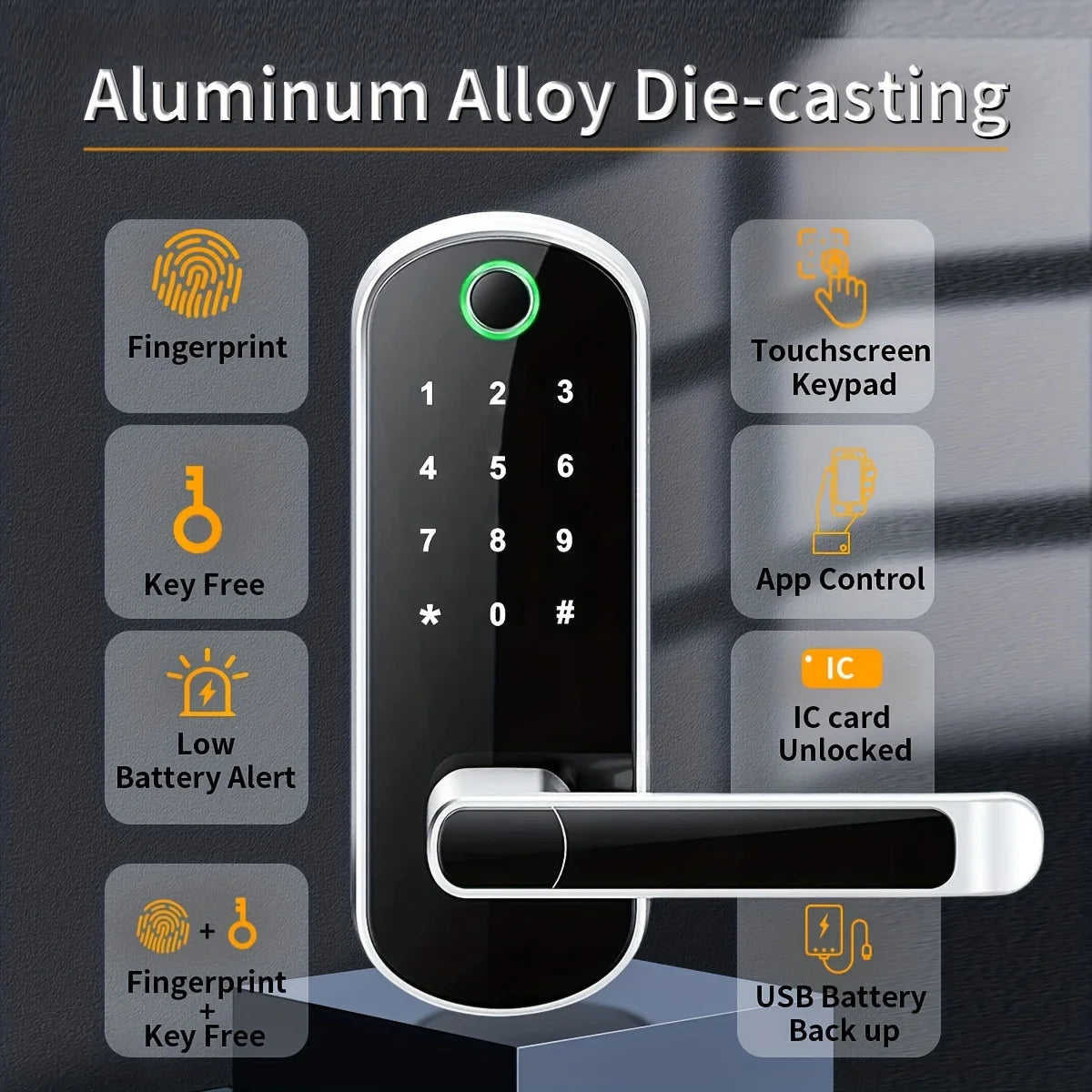 Keyless Smart Door Lock | Fingerprint & Remote Access