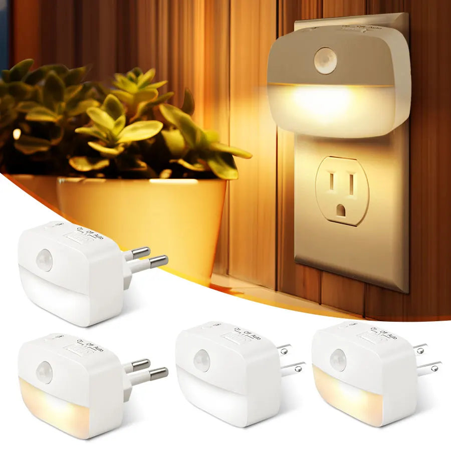 Smart Motion Sensor Night Light – Gentle Illumination for Every Step