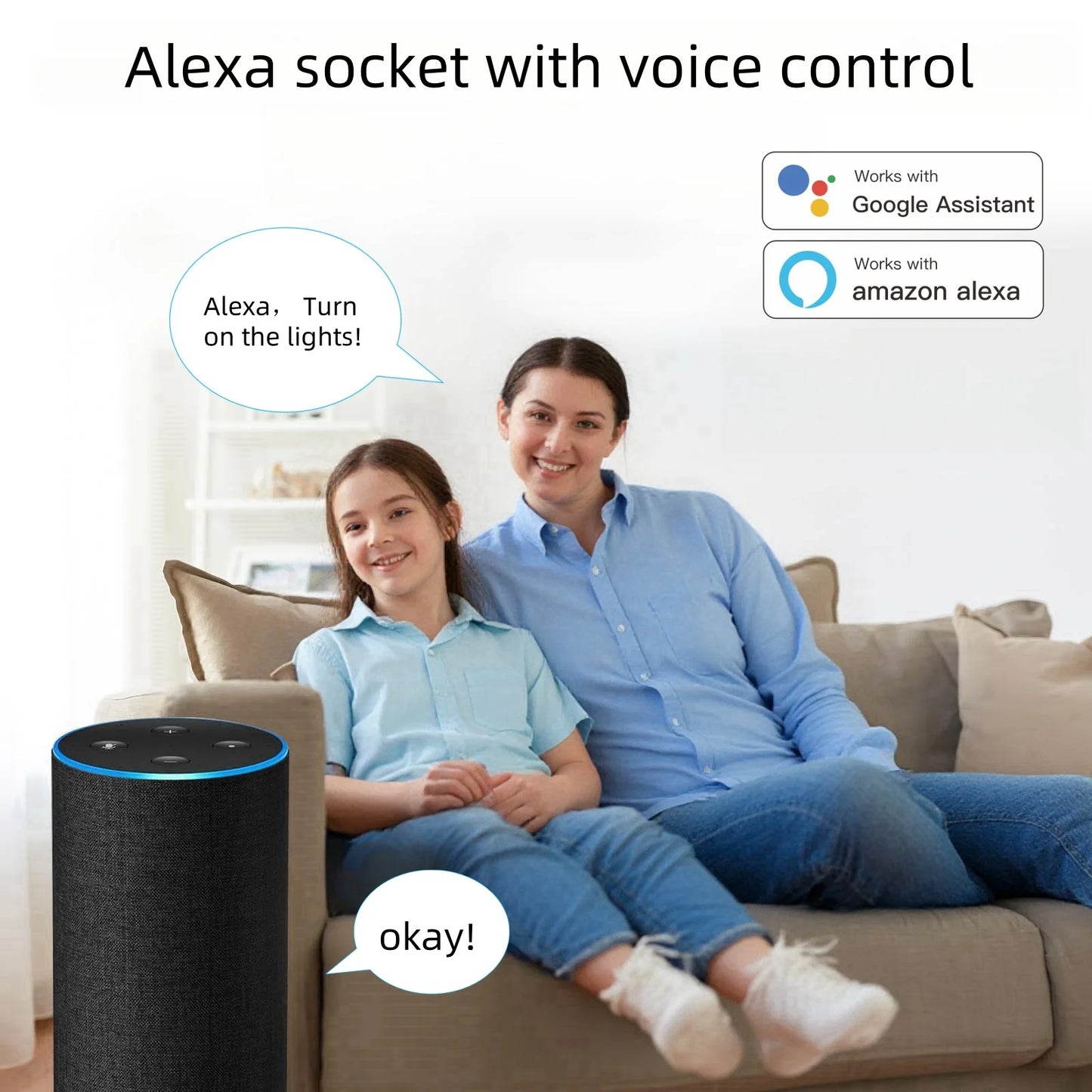 Smart Plug with Energy Monitoring, Timer, and Voice Control