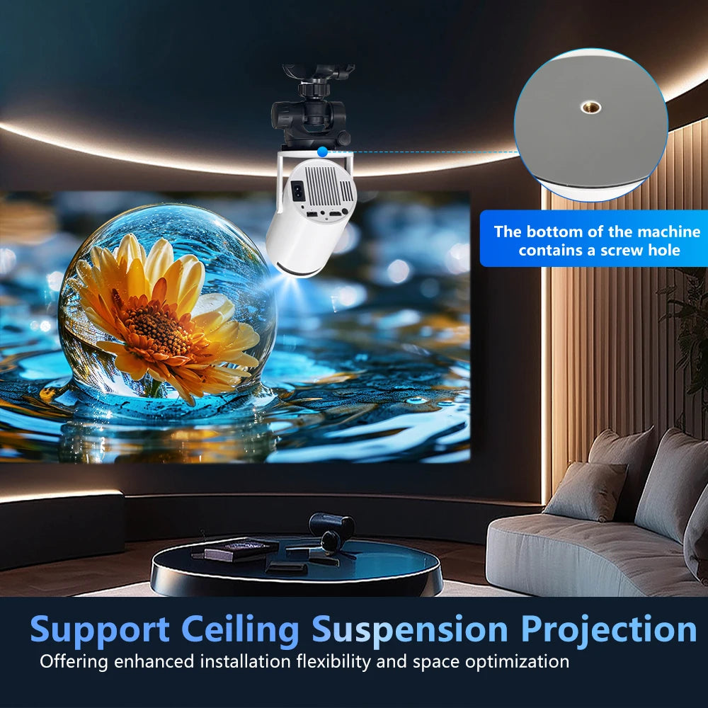4K Smart Projector by Magcubic | Android 11 & Outdoor-Ready