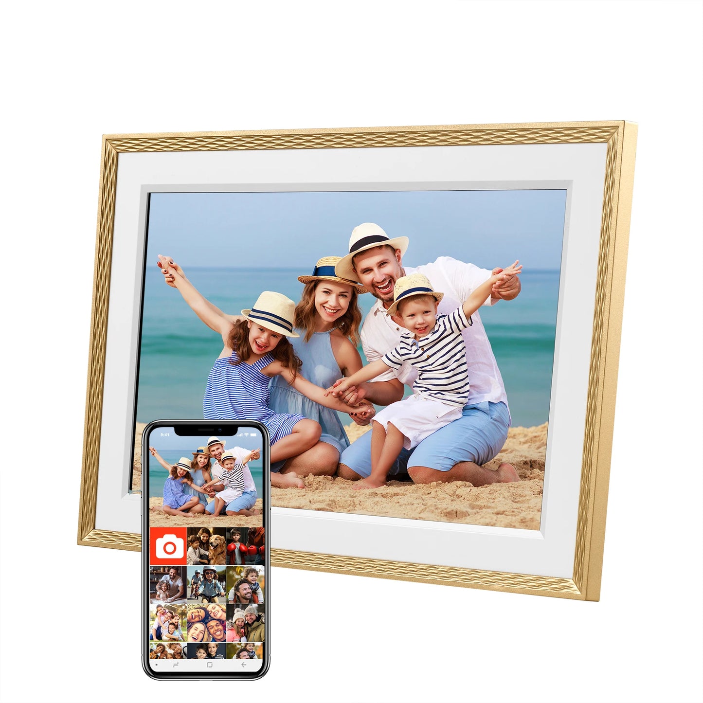 Smart WiFi Photo Frame โ 32GB HD Memories, Anytime