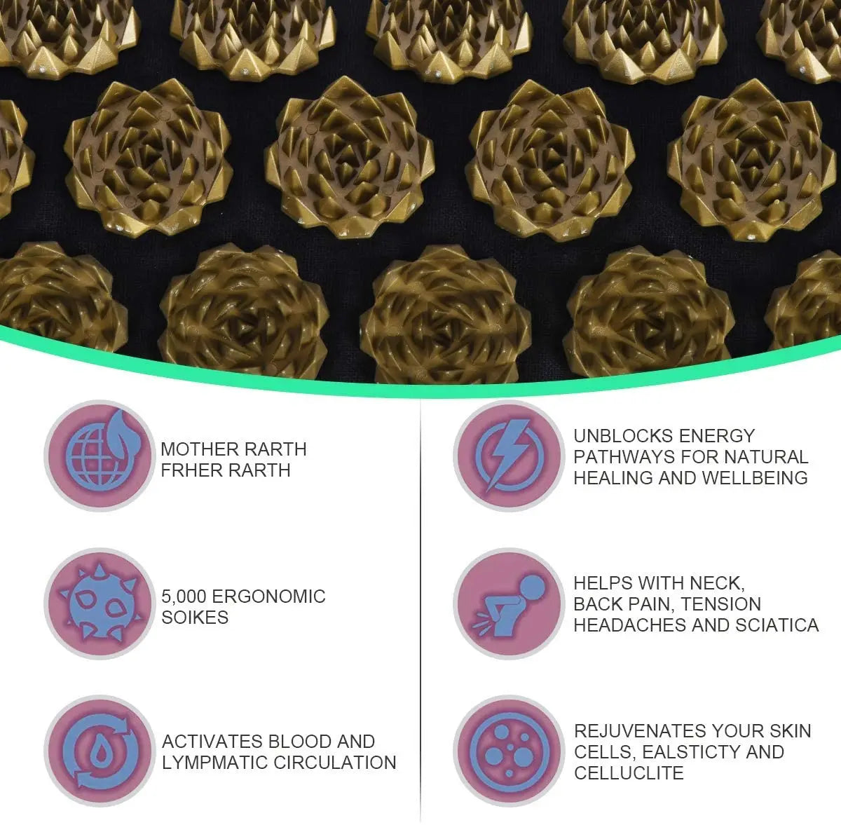Natural Acupuncture Mat – Relax, Recover & Rebalance at Home