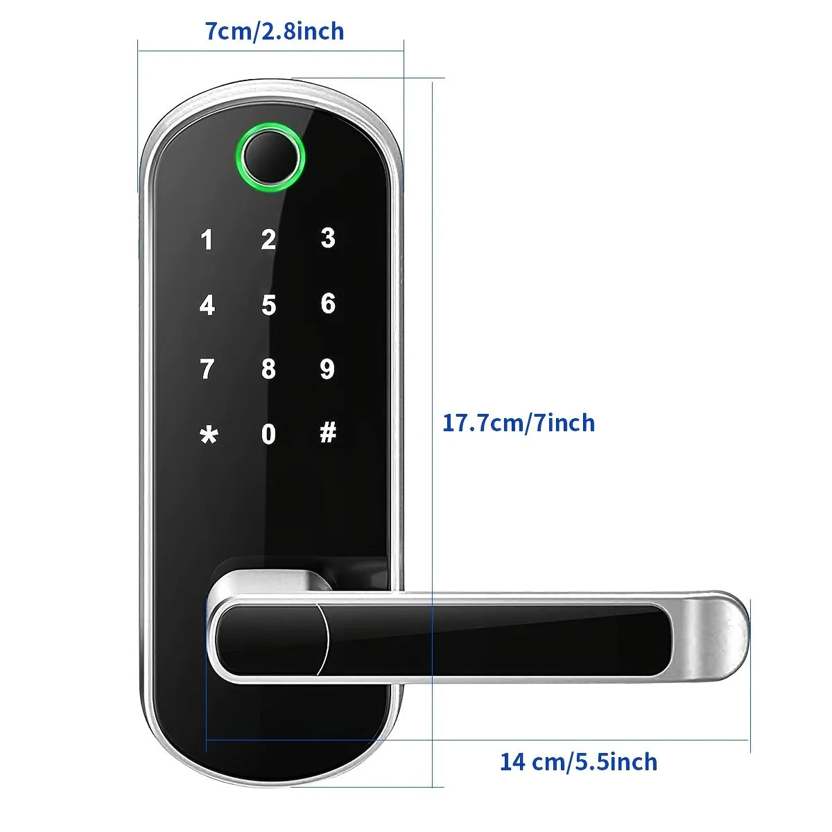 Keyless Smart Door Lock | Fingerprint & Remote Access