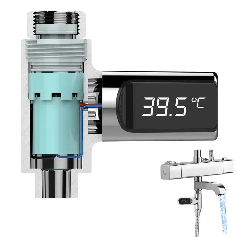 Smart LED Shower Thermometer – Precision & Safety for Every Bath