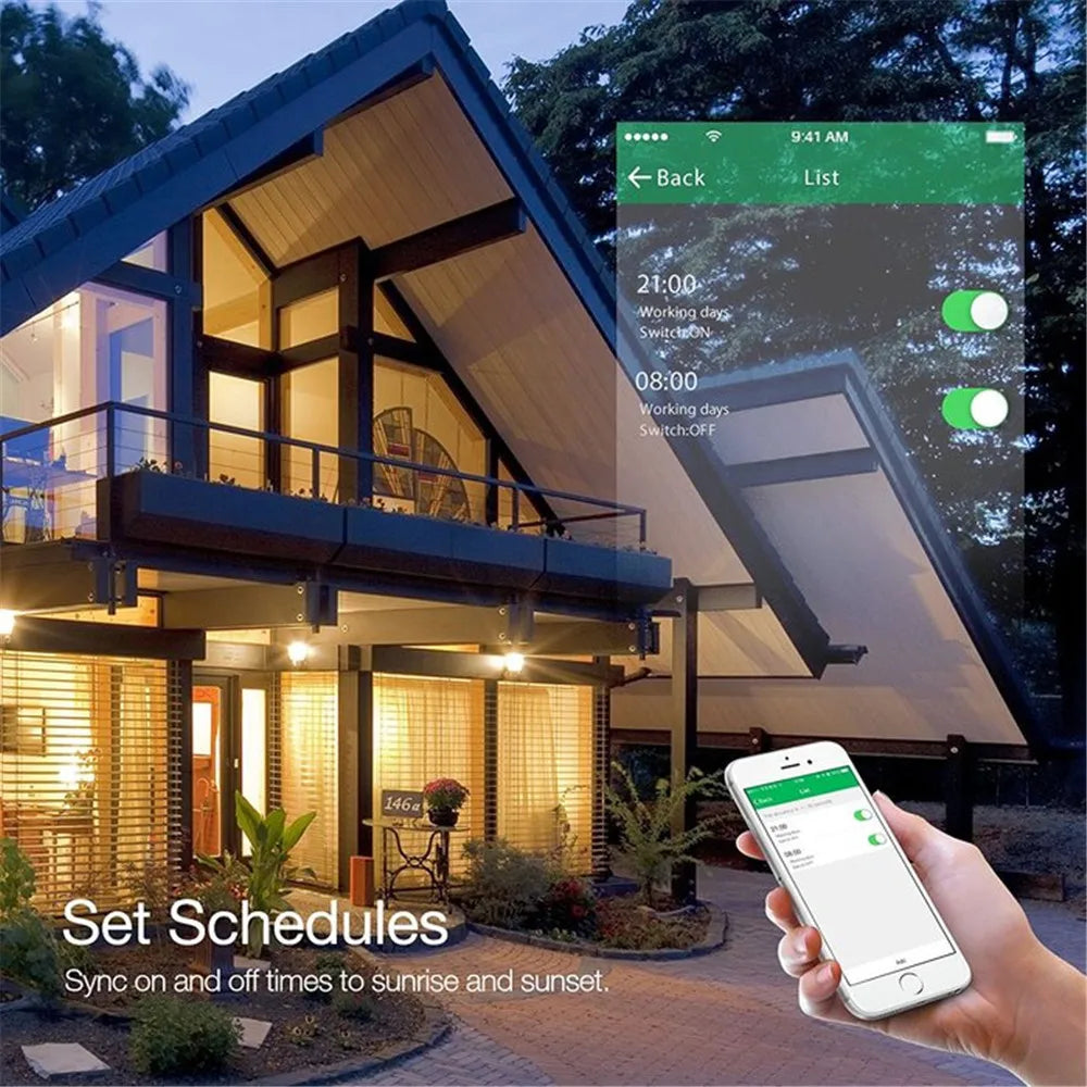 Smart WiFi Touch Light Switch – No Neutral Wire, Works with Alexa, Google Home & Tuya