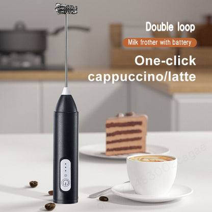 Wireless Electric Milk Frother USB Handheld Whisk for Coffee & Cappuccino