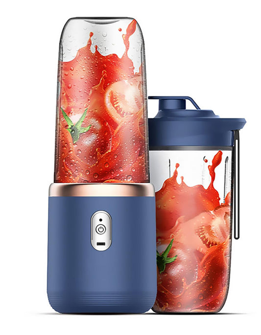 Portable USB Double Cup Juicer Blender – Rechargeable Fruit Mixer & Milkshake Maker