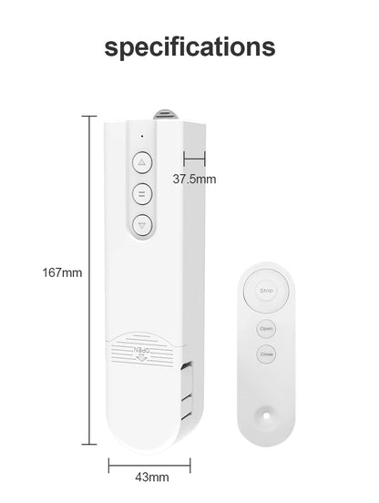 Smart WiFi Curtain Motor – Effortless Luxury with App-Controlled Opening & Closing
