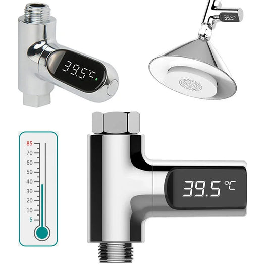 Smart LED Shower Thermometer – Precision & Safety for Every Bath