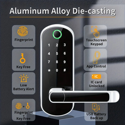 Keyless Smart Door Lock | Fingerprint & Remote Access