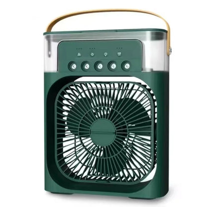 Portable Air Conditioner Fan - USB Electric Fan, LED Night Light, Water Mist Humidifier