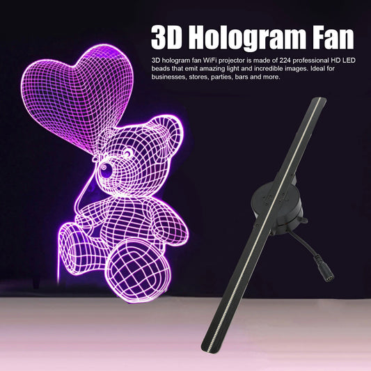 3D Hologram Projector Wi-Fi LED