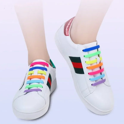 Slip-On Silicone Shoelaces  – Style, Comfort & Speed in Every Step