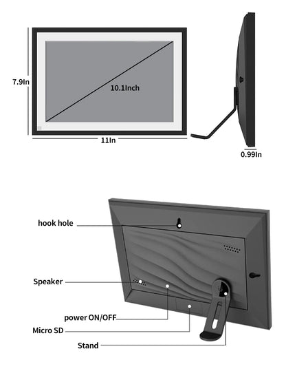 Smart WiFi Photo Frame – 32GB HD Memories, Anytime