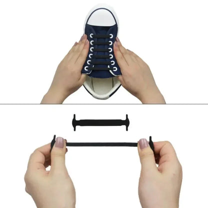Slip-On Silicone Shoelaces  – Style, Comfort & Speed in Every Step