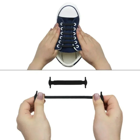 Slip-On Silicone Shoelaces  – Style, Comfort & Speed in Every Step