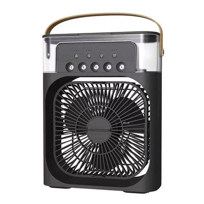 Portable Air Conditioner Fan - USB Electric Fan, LED Night Light, Water Mist Humidifier